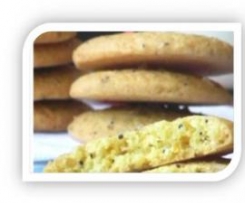 Bolachas de Limão com Sementes de Papoila