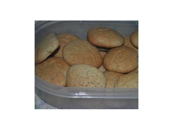 Biscoitos de limão e canela