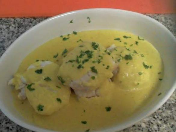 Caril de Medalhões de Pescada