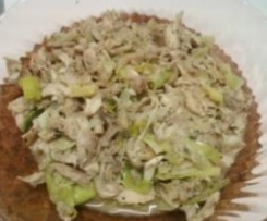 Frango com Cebolada de Cogumelos e Alho Francês