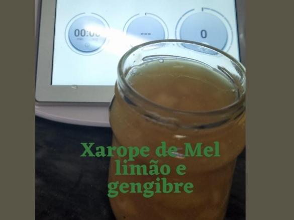 Xarope de Mel Limão e Gengibre