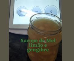 Xarope de Mel Limão e Gengibre