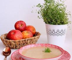 Sopa de Alho Francês e Maçã