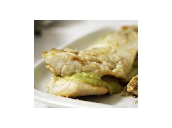 Filetes de Pescada Recheados Com Esparregado de Feijão Verde