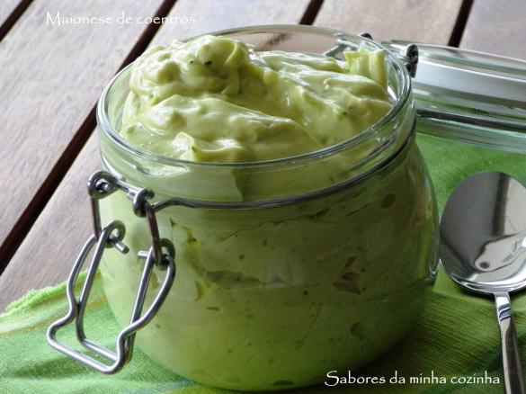 Maionese de coentros