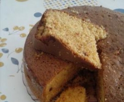 Bolo Iogurte Morango com Bagas Goji e Linhaça