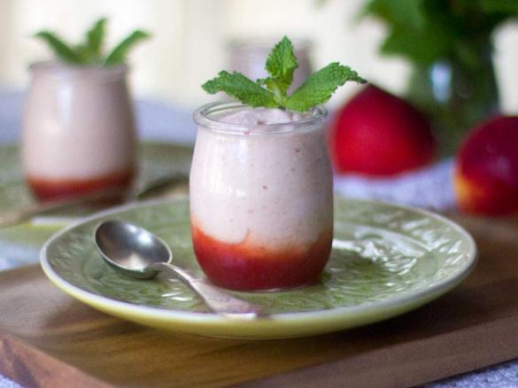 Semifrio de nectarinas