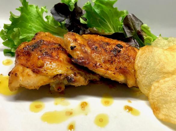 Frango á Marrakech no forno