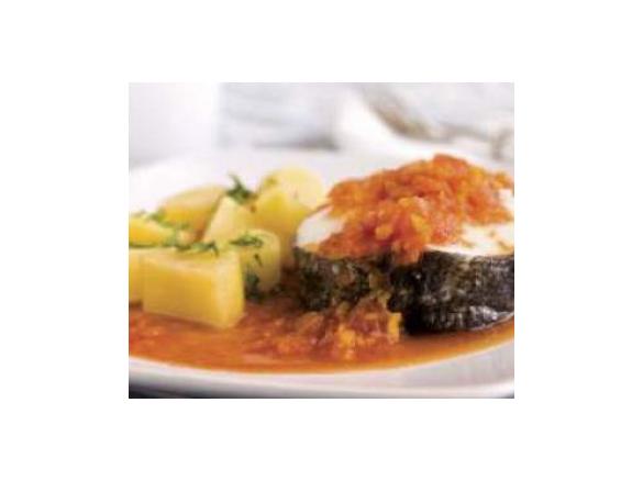 Pescada com batatas ao vapor