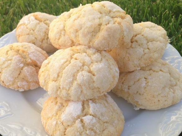 Crinkles de Gengibre e Limão 