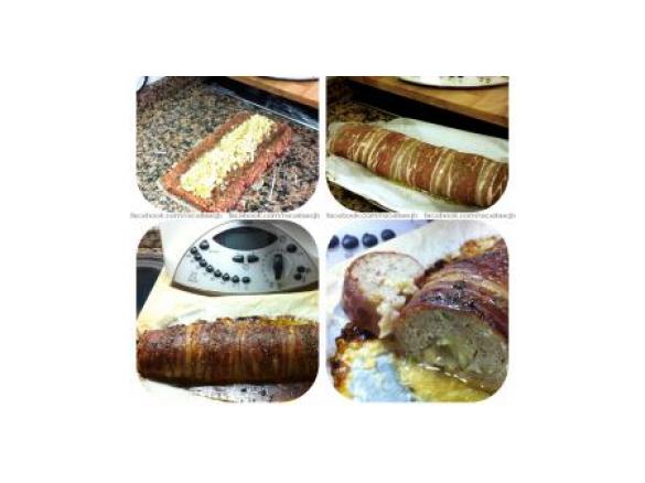 Rolo de carne recheado