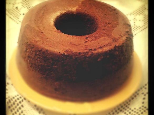 Bolo de banana, aveia e canela