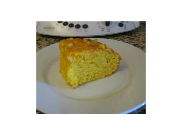 Bolo de cenoura e iogurte