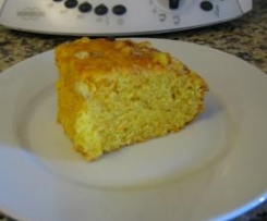 Bolo de cenoura e iogurte