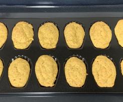 Madalenas de laranja e banana (Ideial para bebés e crianças)