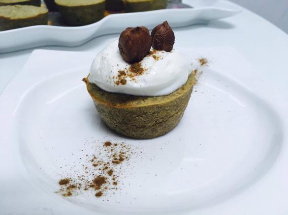 Muffins de aveia e avelã