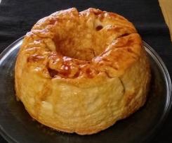 Pudim Molotof com caramelo