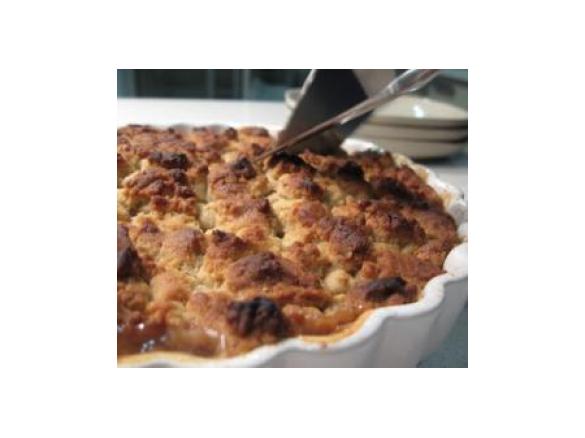 Crumble de maçã e marmelo