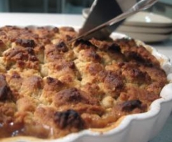 Crumble de maçã e marmelo
