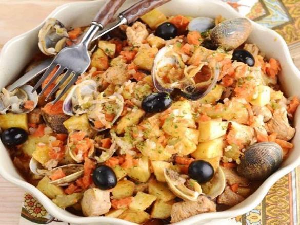 Variante CARNE PORCO ALENTEJANA C/ AMEIJOAS