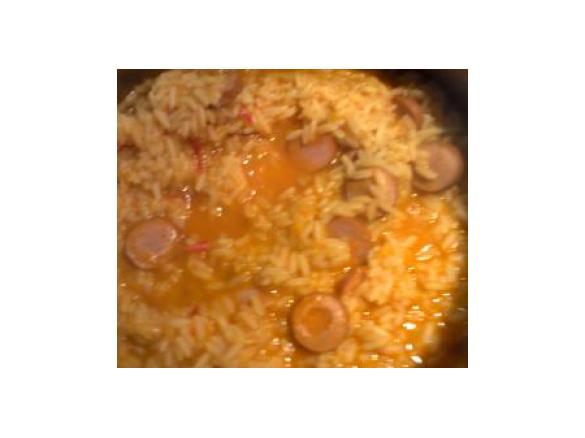 Arroz de salsichas