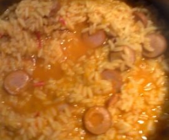 Arroz de salsichas