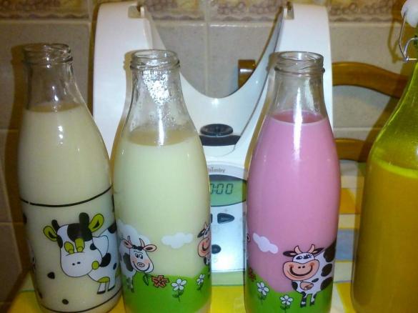 Leite de soja aromatizado