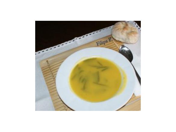 Sopa de ervilhas tortas