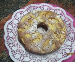 Bolo rápido de Iogurte e maçãs