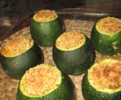  Courgettes Recheadas com broa