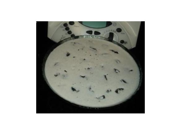 Gelado de nata com bolachas oreo