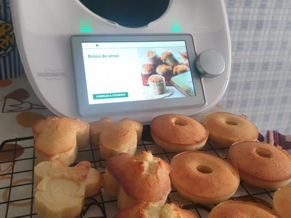 BOLOS DE ARROZ SEM GLUTEN E SEM LACTEOS