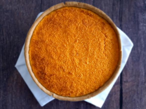 Tarte de Cenoura, Coco e Queijo Quark