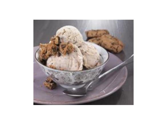 Gelado de iogurte e bolacha