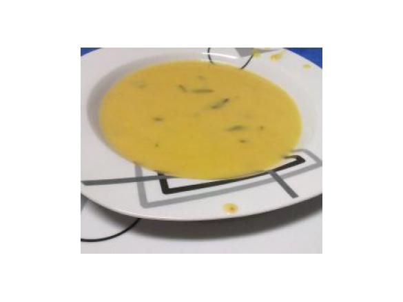 Creme de espargos com feijão manteiga