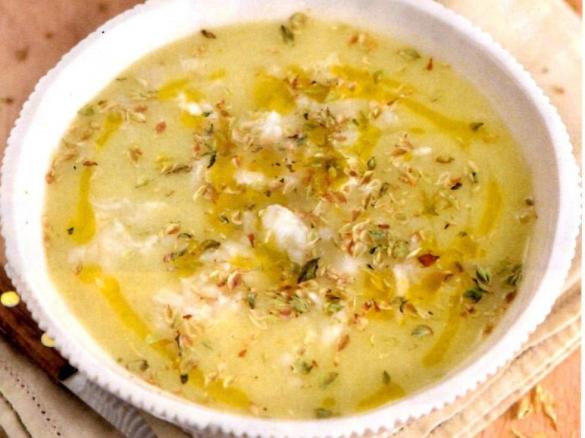 Creme de Peixe com Alho Francês