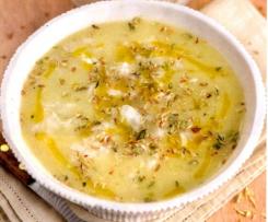 Creme de Peixe com Alho Francês