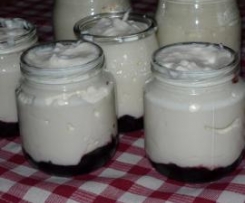 Iogurtes Gregos com Doce de Frutos Vermelhos