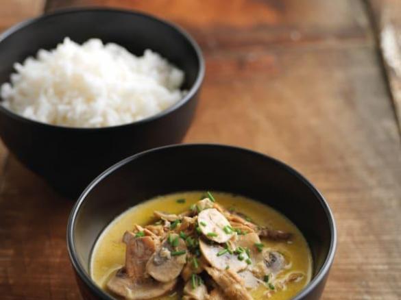 Strogonoff de perú com molho de café