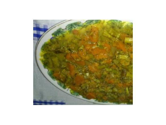 Espargos com batata doce