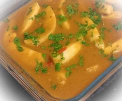 Tiras de pota com molho de tomate