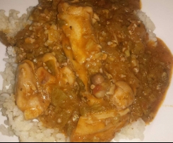 Caruru com galinha comida baiana by Pink.