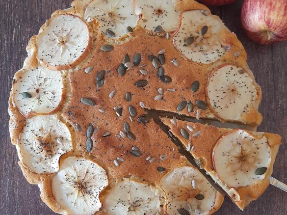 Tarte de Claras e Maçã