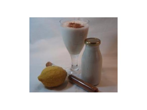 Kefir com limão e canela