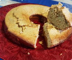 Bolo fit de aveia e fruta