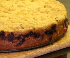 Bolo de Morango e Baunilha