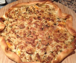 Quiche de camarão com atum e delicias do mar