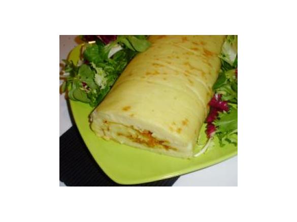 Empadão de carne enrolado 