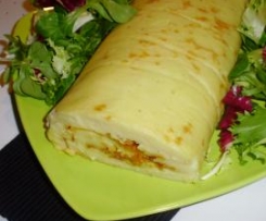 Empadão de carne enrolado 