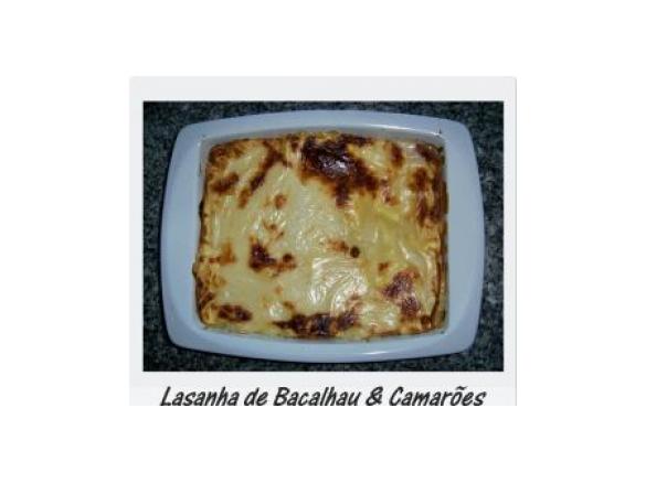 Lasanha de Bacalhau & Camarões